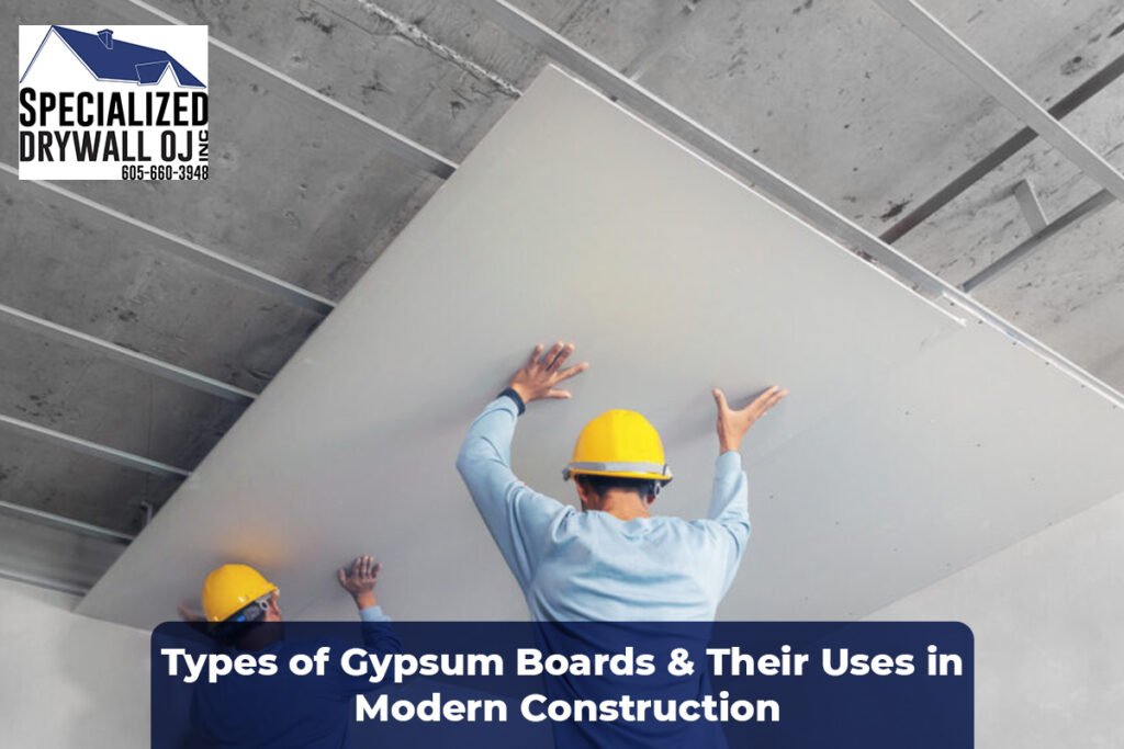 Types of Gypsum Boards