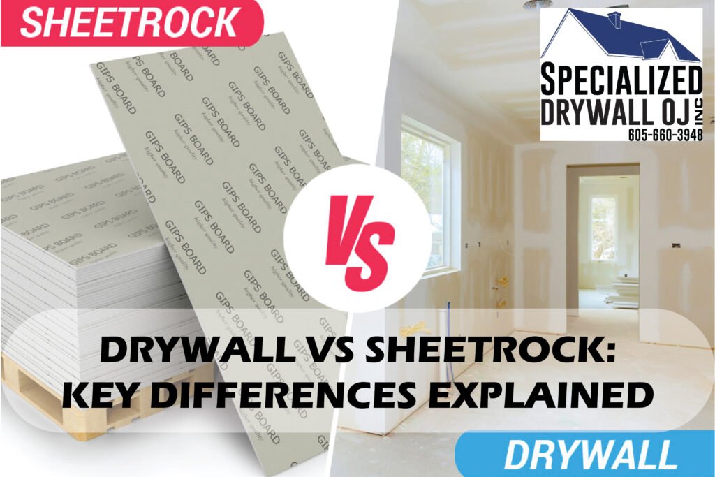 Drywall vs Sheetrock
