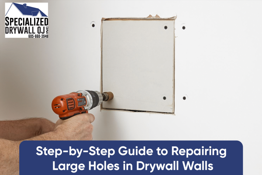 Repairing Large Holes in Drywall Walls