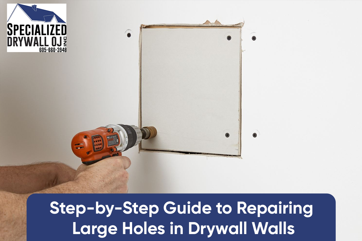 Repairing Large Holes in Drywall Walls
