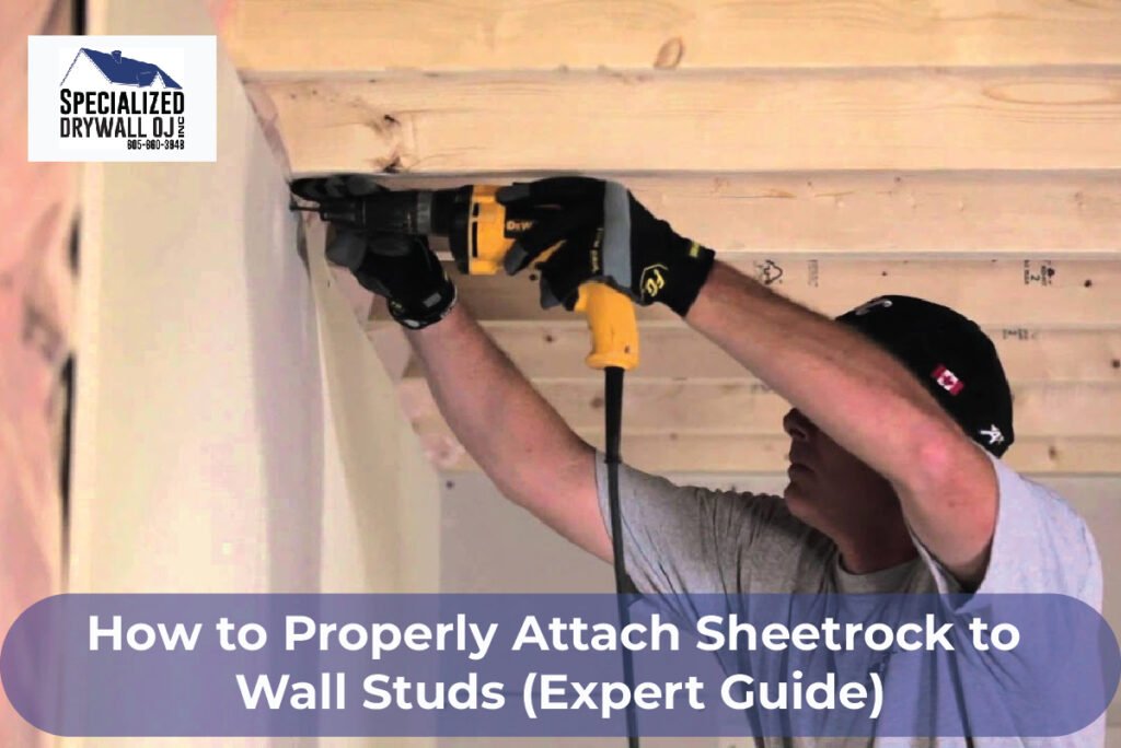 Sheetrock wall studs