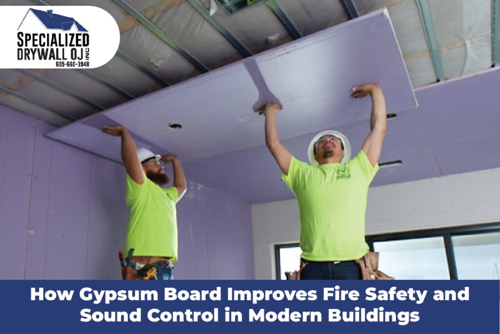 Gypsum Board Improves Fire Safety