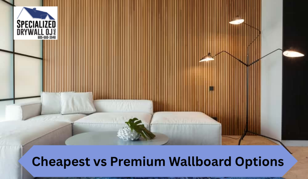 Cheapest vs Premium Wallboard Options